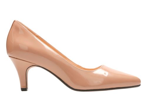 clarks nude court shoes