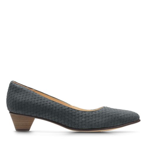 clarks black suede court shoes