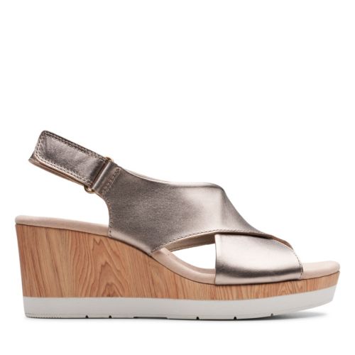 clarks wedge trainers