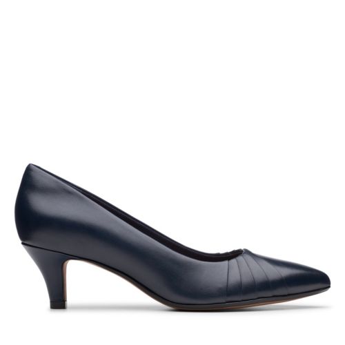 clarks black patent court shoes