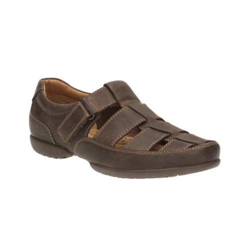 clarks recline open sandals mens