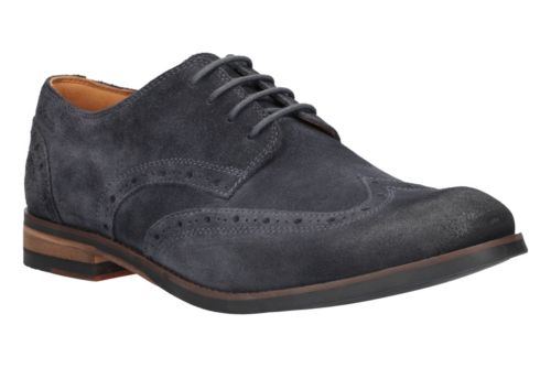 clarks suede brogues