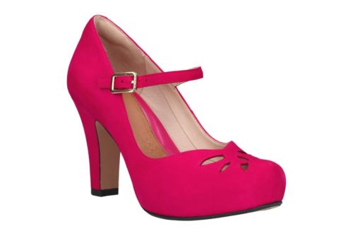 pink wide fit shoes