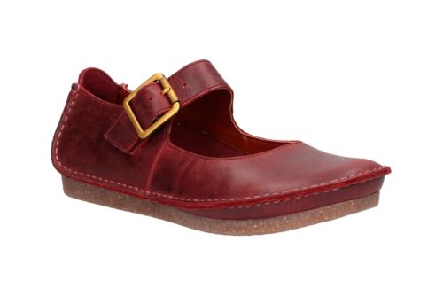 نسج رقيق التفضيل clarks janey june red 