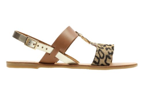 clarks leopard print sandals