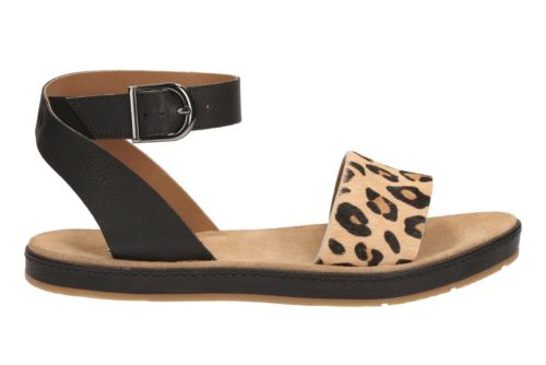 clarks leopard sandals