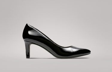 clarks ladies black shoes sale